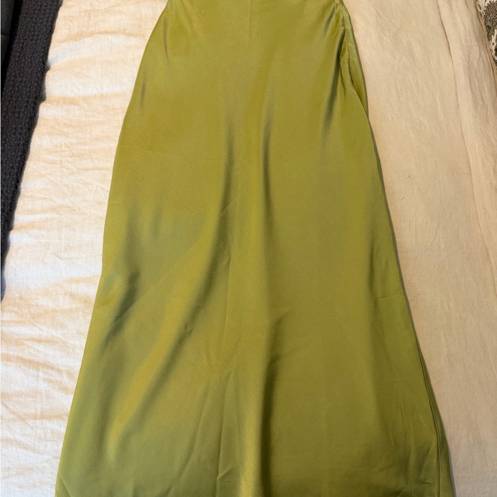 Princess Polly Green Maxi Skirt